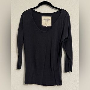 3/4 sleeve soft light weight sweater